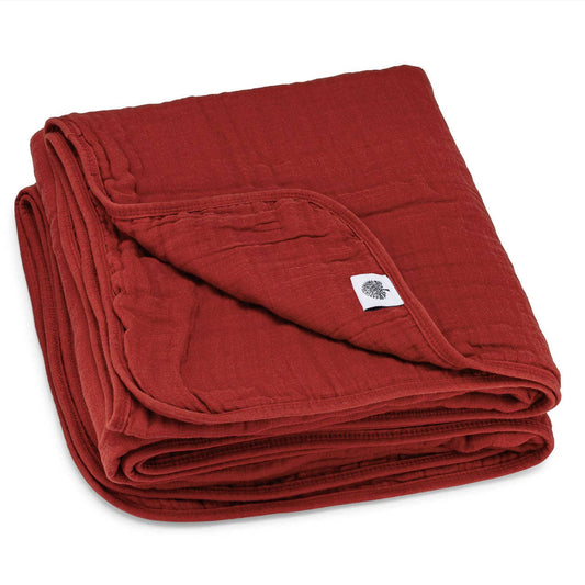 Crimson Quilt ~ 100% Muslin Cotton